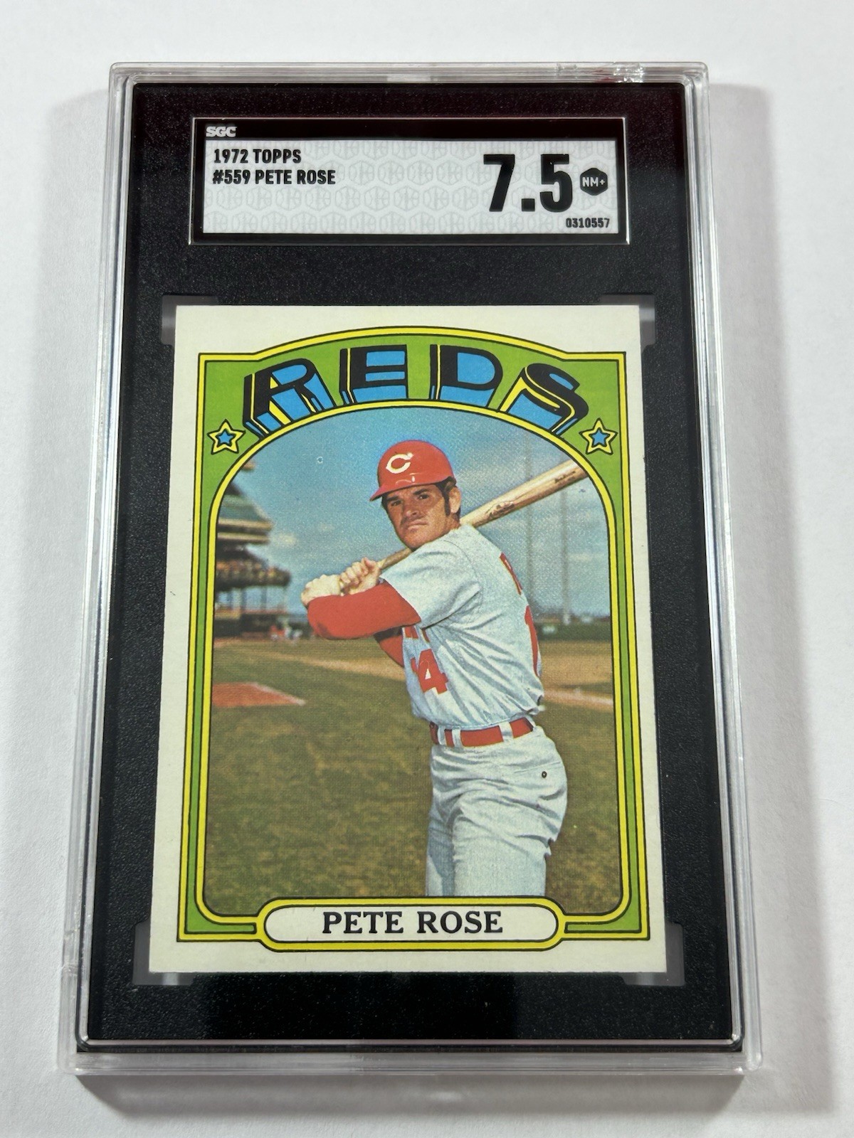 1972 Topps Pete Rose #559 SGC 7.5 NM  Reds