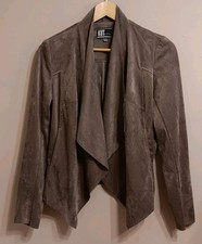 Kut From the Kloth Jacket Women’s Faux Suede Blazer Medium Tan Beige