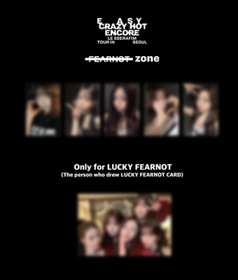 ルセラフィム ウンチェ FEARNOT ZONE INGLEWOOD トレカ 080925 - LE SSERAFIM - 2025 EASY CRAZY HOT Tour - OT5 offline