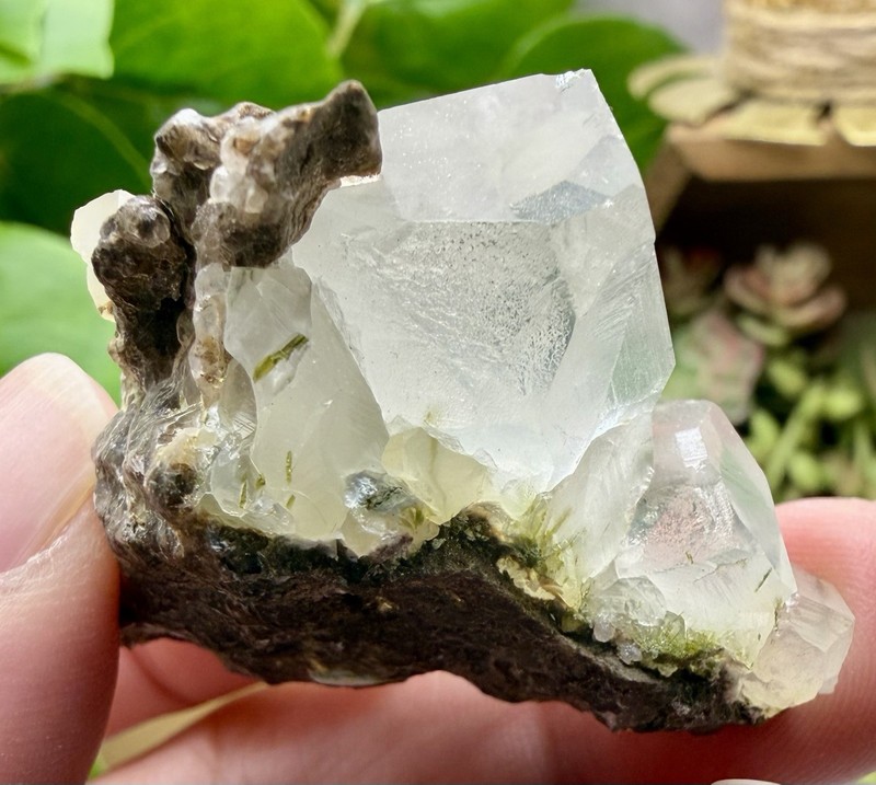 Crystal 25g Clear Himalayan Quartz Double Point Specimen Cluster Mineral Raw