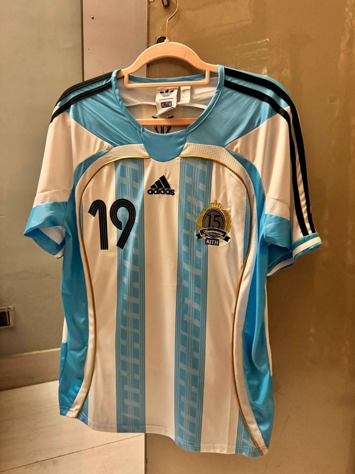 Lionel Messi 15 Years Anniversary Football Argentina Special Kit Soccer Jersey