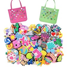 30/50/100/200PCS Random Different Bogg Bag Charms Leisure Charms for Bogg Bag...