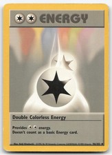 POKEMON DOUBLE COLORLESS ENERGY BASE SET UNLIMITED 96/102 UNCOMMON MP 1999 on eBay