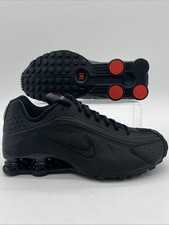 Womens Size 8.5 Nike Shox R4 Black Lifestyle Sneakers AR3565 004 NEW
