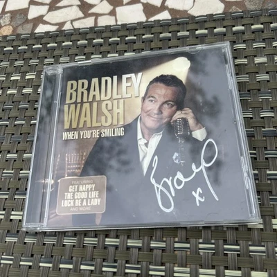 When You're Smiling Bradley Walsh CD 2017 SIGNED - Image 1 of 4