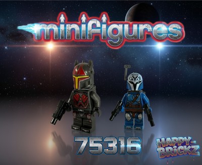 LEGO  Star Wars 75316 Mandalorian Starfighter  - Die Minifiguren