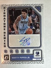 Panini 2023-24 Donruss Optic Scotty Pippen Jr. Autograph SS-SPJ Grizzlies