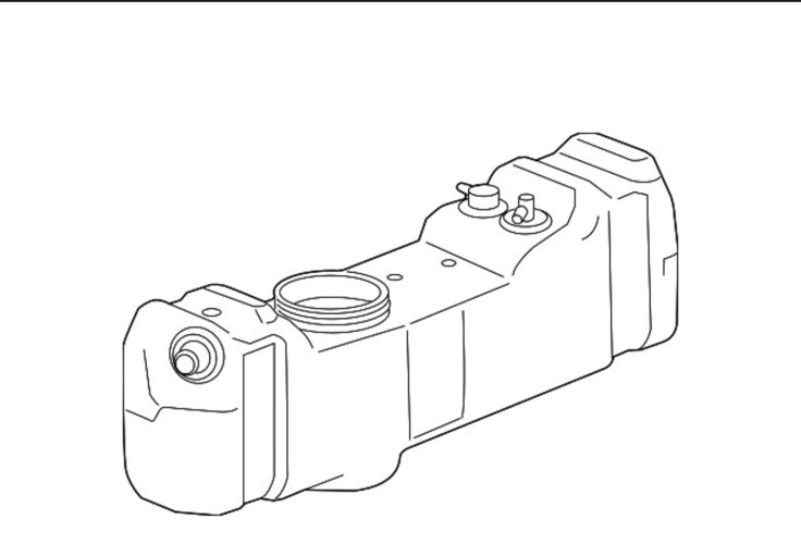 Genuine GM Diesel Emissions Fluid (DEF) Tank 22968922