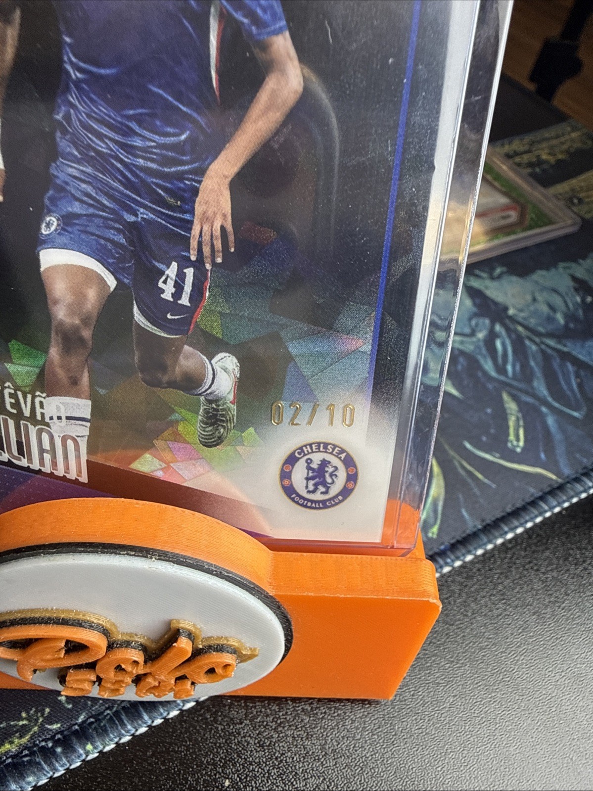 2026 Topps Chrome Sapphire Edition Estêvão Willian RC #66  /10 view 5
