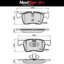 DriveTec Brake Pads for Porsche Cayenne TDi - 3.0 - 10-18