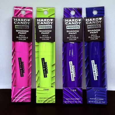 Hard Candy MOODS Shadow Paint  Eyeshadow  NEW Bold Buildable Color Lot of 4