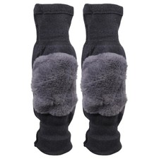 Cycling Leg Sleeve Men Women Knee Warmer Cashmeres Lining Thick Wool Leg Warmer