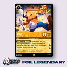 Goofy Groundbreaking Chef 4/204 Cold Foil Legendary LP Disney Lorcana