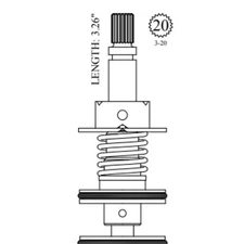 For Phylrich International Nyw 230570 5 Port Diverter (Wall)