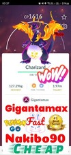 Pokemon Shiny Gigantamax Charizard TRA DE Go ...