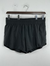 Womans Excellent Avia PullOn Active Shorts XXXL 22 Black Attached Inner Shorts