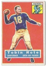 1956 TOPPS TOBIN ROTE CARD (PACKERS) #55