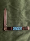 Case 2002 TONY BOSE Turquoise Red N Jet Black Coral 3185 CV Doctors Knife — photo 6