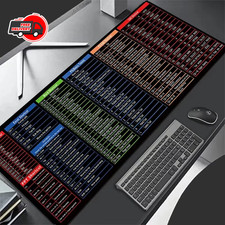 Windows Office Shortcuts Mouse Pad Large Desk Mat for Word Excel PowerPoint User