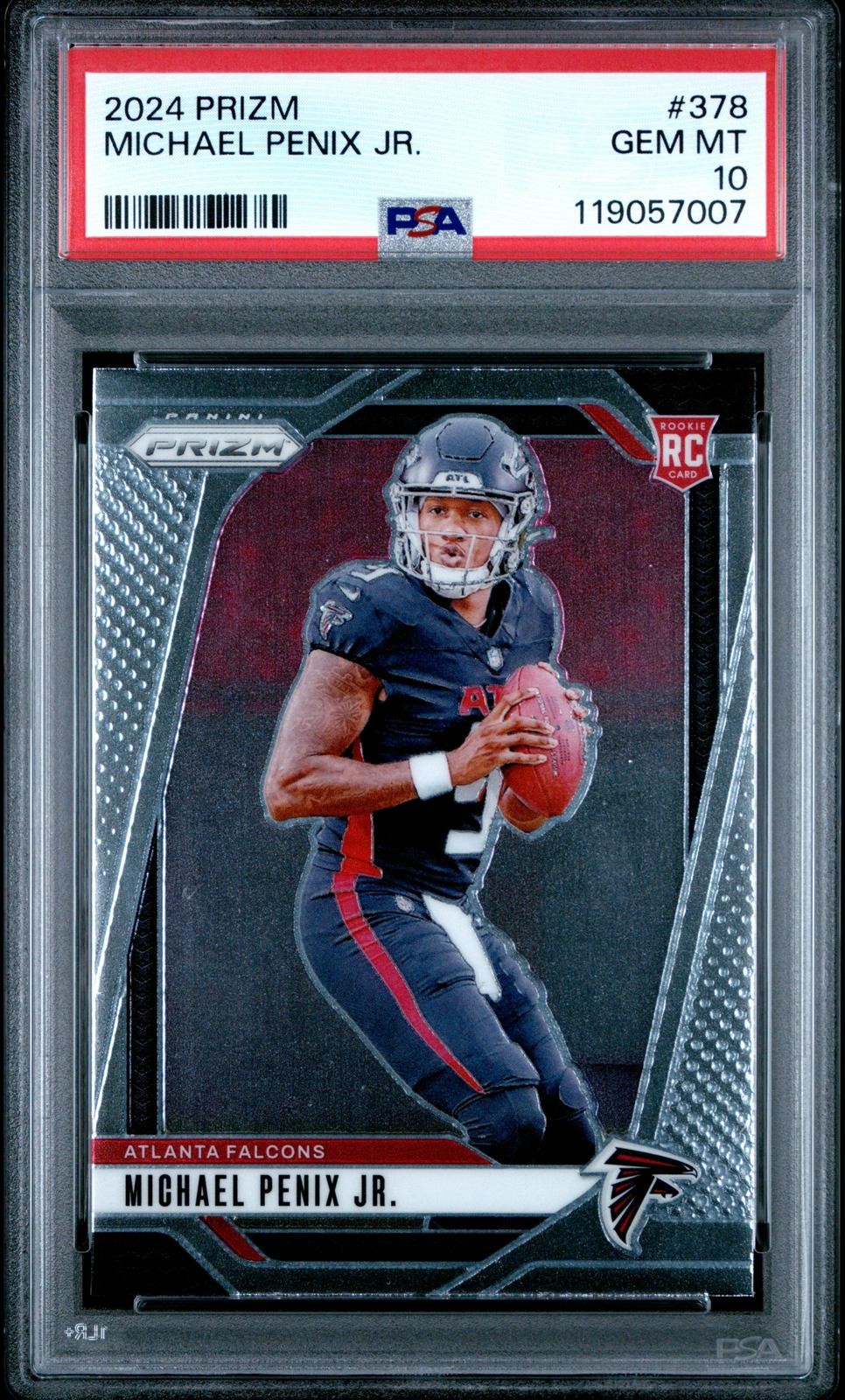 Michael Penix Panini Prizm #378 Base