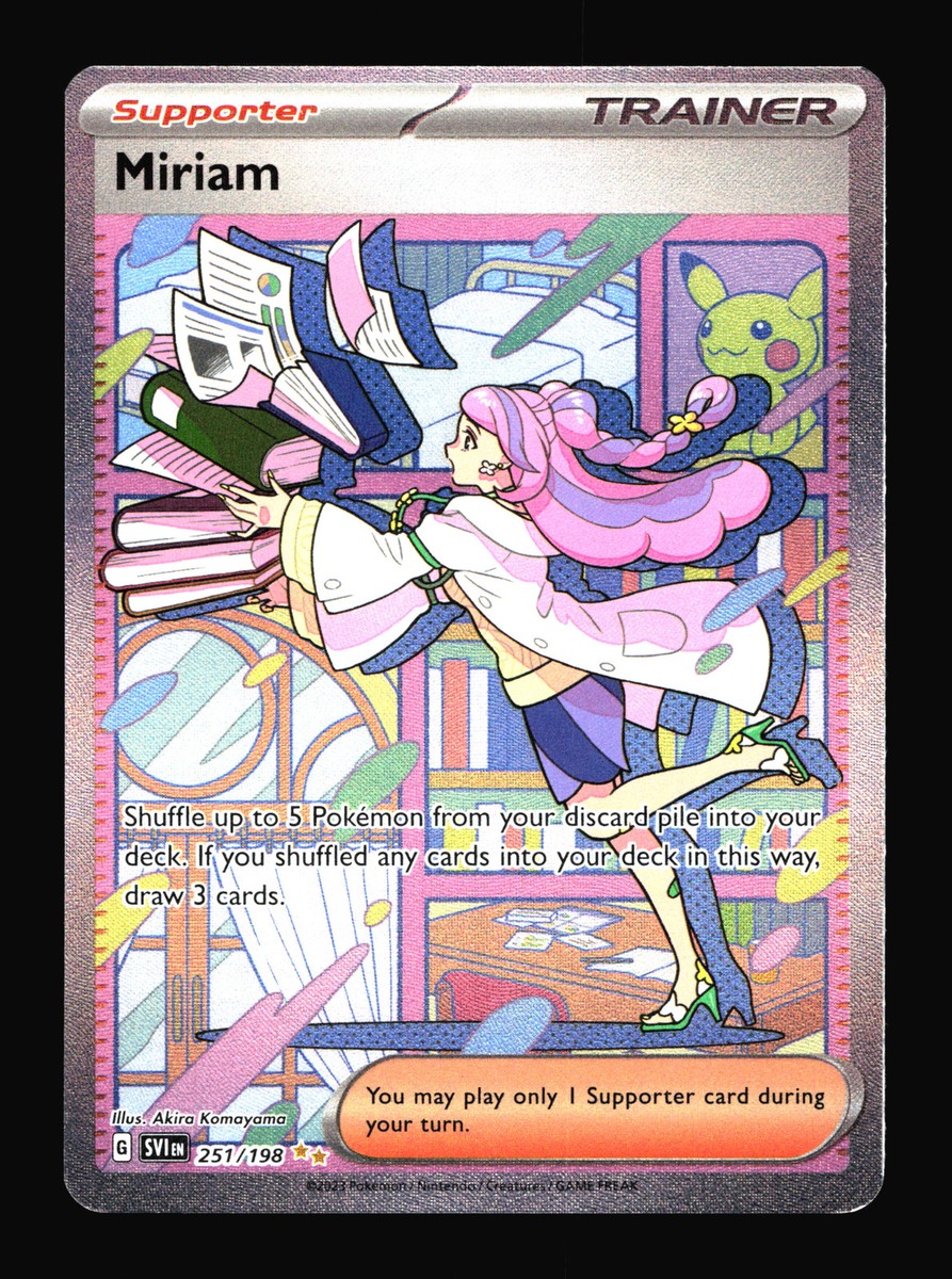 Miriam SV01: Scarlet & Violet Base Set #251/198 Pokemon Card T3