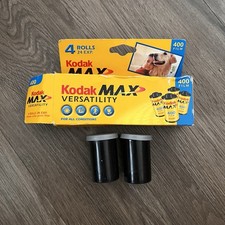 Lot 2 Kodak MAX Versatility 400 35mm Film 24 Exp Expired 07/2004 New