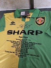 Ryan Giggs SIGNED Man Utd 1993/94 Honours Shirt **PRIVATE SIGNING**