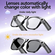 4K 800W Smart Glasses Multifunction Photochromic AI Smart Glasses Bluetooth Call