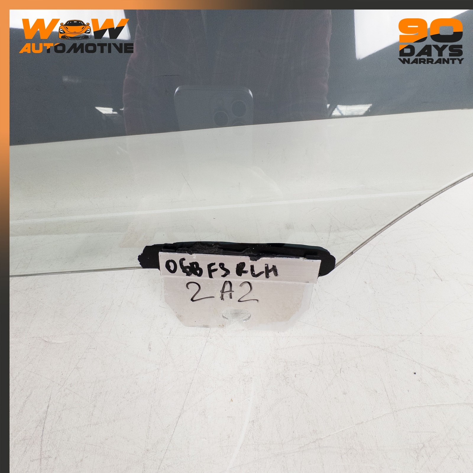 06-13 BENTLEY CONTINENTAL FLYING SPUR REAR LEFT DRIVER SIDE DOOR WINDOW GLASS OE