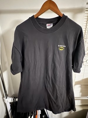 Vintage 90s Warner Bros Batman Embroidered Pocket Tee Hanes Beefy-T Black XL