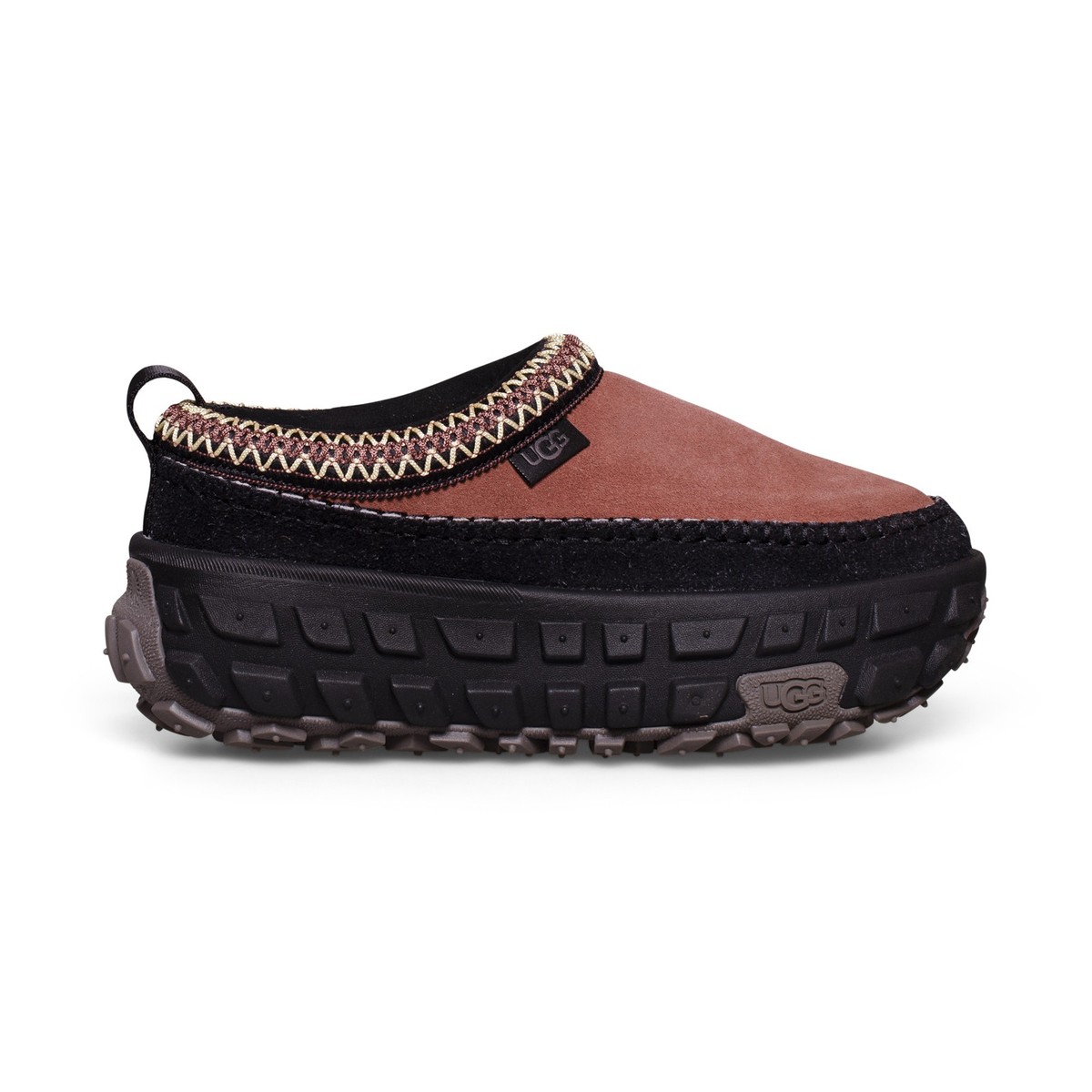 UGG VENTURE DAZE RED JASPER/BLACK SUEDE ALL GENDER SHOES  display picture 3