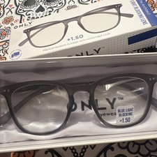 ONLY EYEWEAR BLUE LIGHT BLOCKING " The Architect " READER 1.50 GRAY