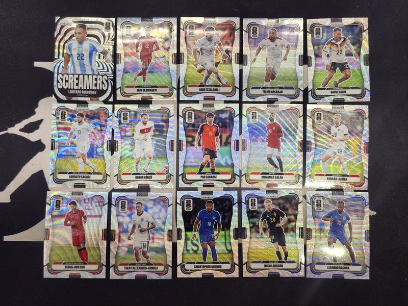 2026 Prizm FIFA World Cup Soccer Silver Wave (15) Lot Rookies And Vets