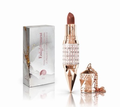 Enlightenment Prestige Diamond Lotus Flower Velvet Lipstick, New