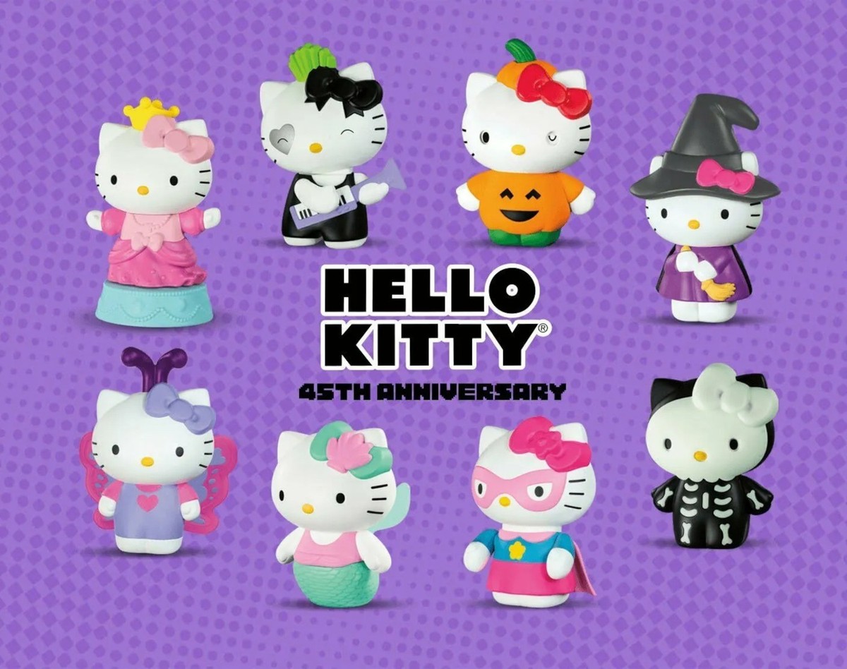 Hello Kitty McDonalds 2019 Halloween Happy Meal Complete Set of 8