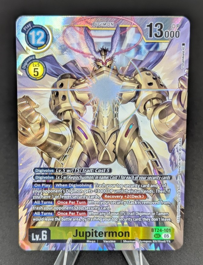 Digimon Jupitermon BT24-101 (SEC) - Time Stranger (BT-24)