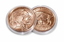 1 oz Indian Head Copper Round (in Capsule) .999 Pure - New