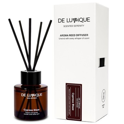 Cypress Blaze Scent Aroma Reed Diffuser   Long-Lasting Aromatherapy Diffuser ...