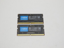 Crucial 64GB 2x32GB PC5-38400 DDR5-4800 Laptop Memory RAM, CT32G48C40S5.M16A1