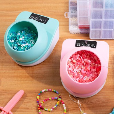 Electric Bead Spinner Bead String Tool Clay Beads Spinner for Necklaces and