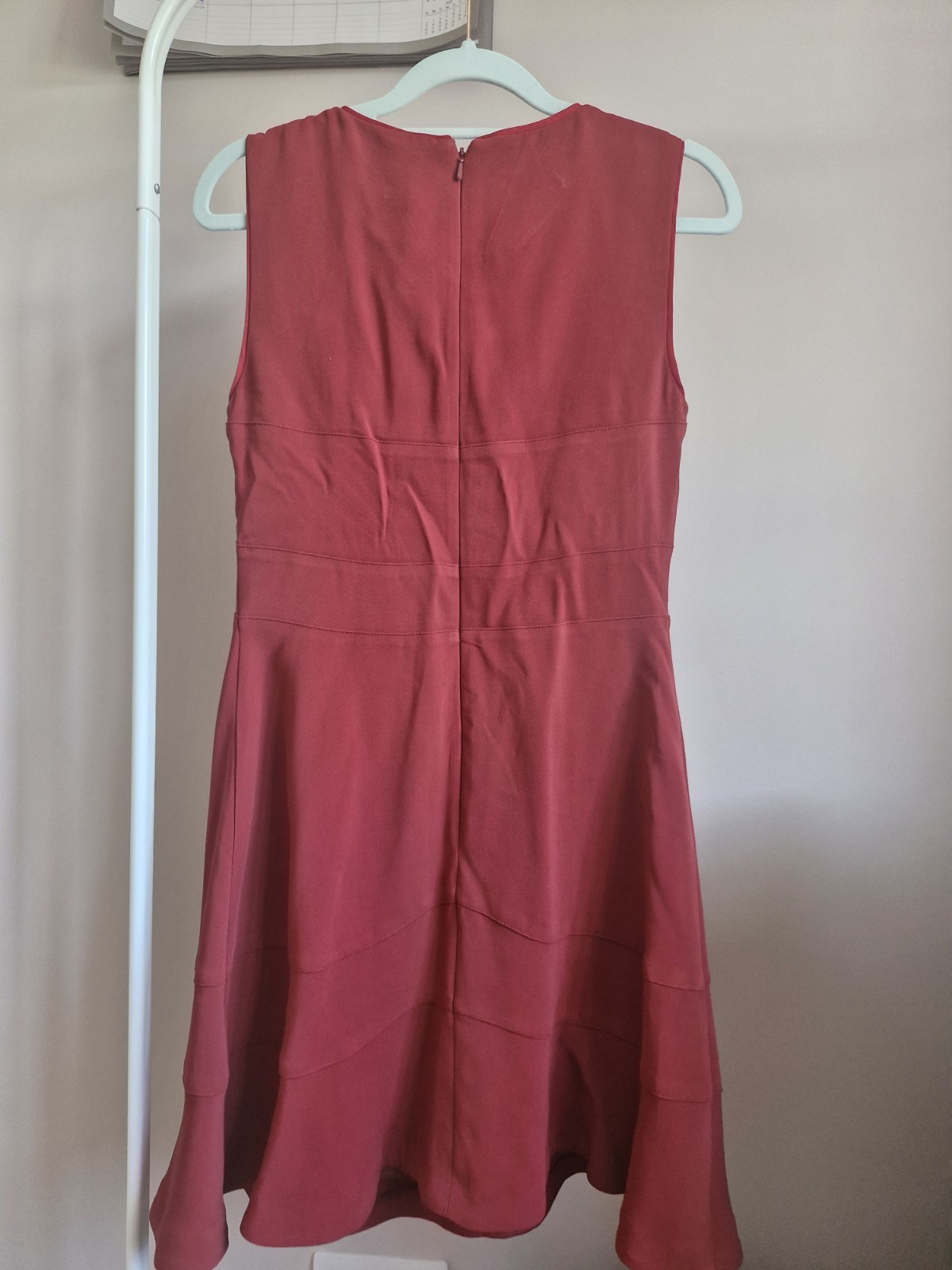 REISS SARA Red Dress Size 10 UK image 2