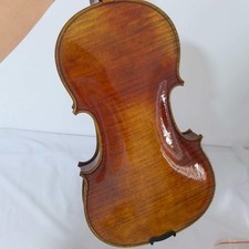 Handmade Stradivarius Model 4/4 Acoustic Violin with Case Bow DDP to USA
