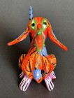 Signed Oaxacan Alebrije Dog And Frog Carving – Tilcajete Oaxaca Mexico Folk Art — photo 3