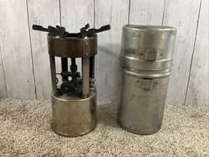 1947 Coleman #530 B47 GI Military Pocket Camping Stove Case Tool USA