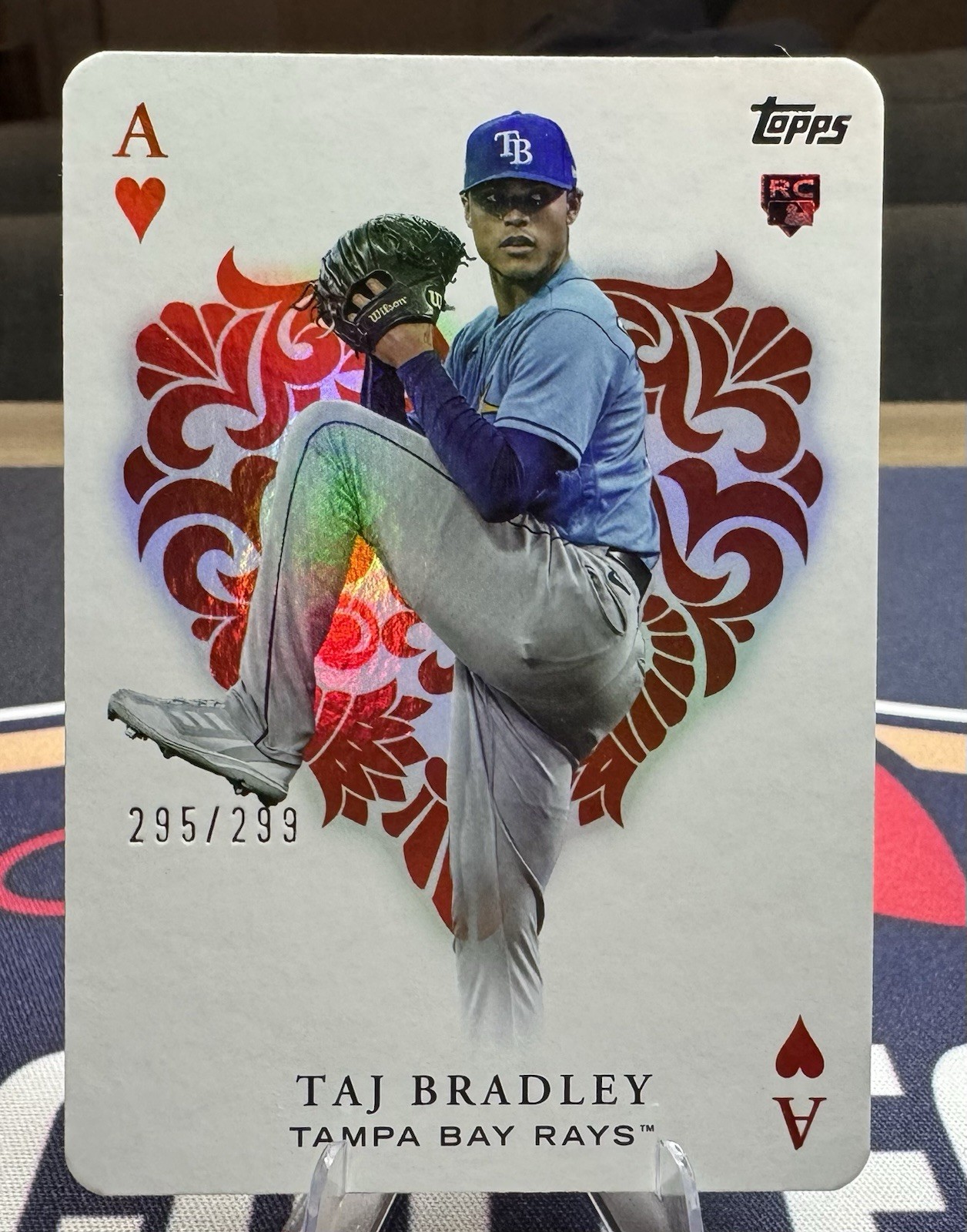2023 Topps Update - #AA-75 Taj Bradley (RC) All Aces Black 295/299 - Rays