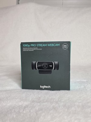 Logitech C922 Pro Stream Webcam 1080p HD USB New Factory Sealed