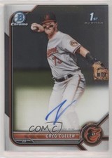 2022 Bowman Chrome Prospect Greg Cullen #CPA-GC Auto n1u