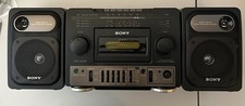 Vintage Sony CFS-1030 BOOMBOX Stereo Radio Works/Tape Player Doesn't 