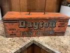 Vintage Dayton Fan Belts Advertising Tool Box Sign