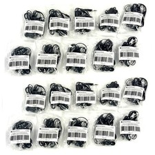 Lot of 20 Monoprice Premium 3.5mm Wired Earbuds Headphones with Microphone 18591